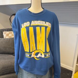 Los Angeles Rams Blue Crewneck Sweatshirt. Never worn